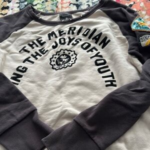 Forever 21 Large Graphic Sweatshirt with patches— the coolest